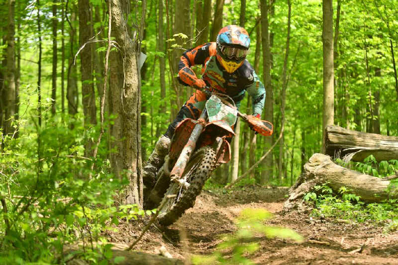 Josh Toth earned the win in the XC2 250 Pro class in Indiana.